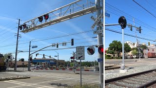 New Beacon Signals SACRT amp UPY 617 Switching  Nimbus Rd Railroad Crossing Rancho Cordova CA [upl. by Mureil]