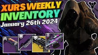 Xur Is Selling A Bootleg Retrofit Escapade This Week Destiny 2  Xur Weekly Inventory [upl. by Wilinski]