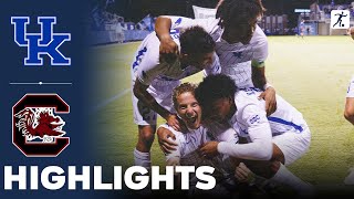 Kentucky vs South Carolina  NCAA College Soccer  Highlights  November 10 2024 [upl. by Kcira]