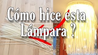 como hacer lamparas colgantes modernas  Lámpara para la cocina [upl. by Asilak507]