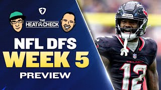 NFL DFS Week 5 Picks  FanDuel Lineup Advice [upl. by Rajiv]