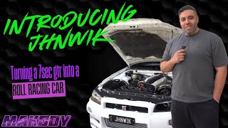 Introducing JHN WIK  turning a 7sec GTR into a roll racing car [upl. by Craig]