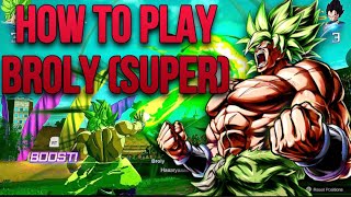 HOW TO PLAY BROLY SUPER BROLY SUPER COMBOS DRAGON BALL SPARKING ZERO [upl. by Enelyak]