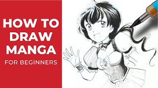 How to Ink and Shade Manga with Dip Pens  How to Draw Manga Beginner Tutorial [upl. by Maiah186]