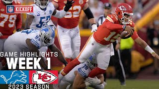 Detroit Lions vs Kansas City Chiefs Game Highlights  NFL 2023 Week 1 [upl. by Staford854]