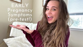 Two Week Wait Pregnancy Symptoms Before a Positive Test [upl. by Elleyoj]