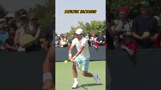 Djokovic Super Slow Motion Backhand djokovicbackhand novakdjokovic [upl. by Beryle]