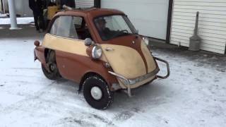 1957 BMW Isetta Snow Drift [upl. by Derzon769]