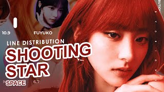 Space 스페이스 Shooting Star 2024 Ver Line Distribution  1st Anniversary [upl. by Ajnin554]