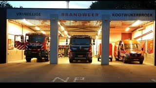 Opkomst amp Uitruk brandweer Kootwijkerbroek [upl. by Trygve]