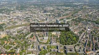 Essen Neue Hebesätze ab 2025  Gewerbesteuer News [upl. by Whall53]