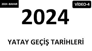 2024 YATAY GEÇİŞ TARİHLERİ 2024 BAHAR DÖNEMİ GEÇİŞ TARİHLERİ YATAY GEÇİŞ VİDEO4 [upl. by Lednik]