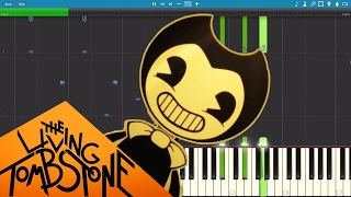 Bendy and the Ink Machine Song  The Living Tombstone Remix  Piano Cover  Tutorial [upl. by Naginarb]