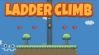 Create a Climbable Ladder In Godot 42 In 3 minutes  Godot Challenge Week 11 [upl. by Ahsitram]