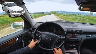 Mercedes Benz CClass C220 CDI W203 143Hp  POV Test Drive [upl. by Ahsiya]