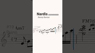 Nardis  Kenny Barron jazzpiano transcription [upl. by Atteloiv]