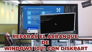 Reparar el arranque de Windows 10 o Windows 11 con DISKPART [upl. by Det]