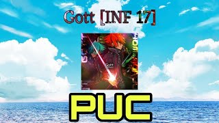 【SDVX EG コナステ】Gott INF 17 PUC [upl. by Nylaehs]