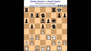 Vaselin topalov vs Dimitar I Donchev chess game Chess tricks All famous game Topalov chess game [upl. by Llerrat]