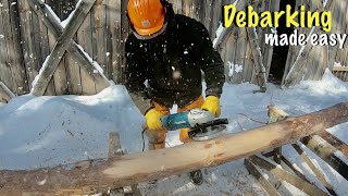 Log Debarking Has Never Been Easier Testing Log Peeler Disc [upl. by Blackington784]