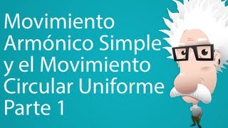 Movimiento armónico simple y el movimiento circular uniforme Parte 1 [upl. by Kenon]