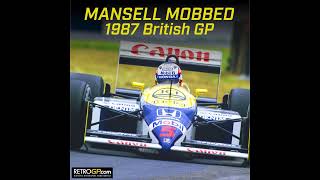 1987 BritishGP Mansell Mobbed [upl. by Ycnahc]