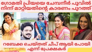 ചെമ്പനീർപൂവിൽനിന്ന് പ്രിയെ മാറ്റിയത് ഇതുകൊണ്ട് Chempaneer poovu Gomathi Priya Rabecca Santhosh issue [upl. by Plante]