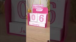 DIY paper table calendar ✨ [upl. by Sibell151]