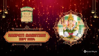 Prestige Highfields Ganpati Mahotsav 2024 Highlights [upl. by Kcolttam]