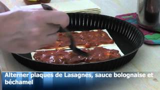 Recette de Lasagnes facile et rapide [upl. by Ailedo482]