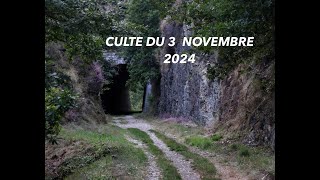 Culte du 3 novembre 2024 Matthieu 91826 [upl. by Elleoj]