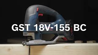 Bosch GST18V155BC Top Handle Jigsaw from Power Tools UK [upl. by Assej]