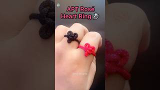 APT Rosé Heart Ring410 apt aptrending aptrosé aptring ring roséblackpink roséring usa diy [upl. by Ansilma104]