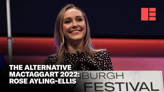 The Alternative MacTaggart Rose AylingEllis  Edinburgh TV Festival 2022 [upl. by Burnsed]