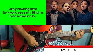 Sponge Cola  Pasubali Guitar Cover With Chords amp Lyrics [upl. by Raual]