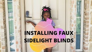 Installing Sidelight Window Film Home Decorating Series [upl. by Odrareg]