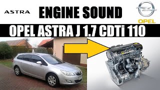 🎶 Opel Astra J Break 17 CDTi 110 DPF  Exhaust amp Engine sound acceleration  وبال استرا [upl. by Anelhtac685]