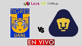 TIGRES VS PUMAS FEMENIL EN VIVO  LIGA BBVA MX FEMENIL APERTURA 2024  DONDE VER EN VIVO [upl. by Lehcir]