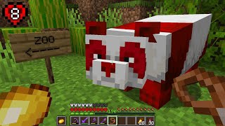 I Collected the RAREST Animals and Built a ZOO in Minecraft Hardcore [upl. by Tadd]