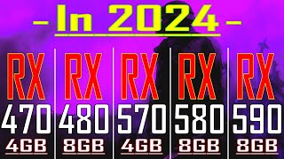 RX 470 vs RX 480 vs RX 570 vs RX 580 vs RX 590  in 2024 [upl. by Burner]