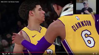 REACTION  NBA 2K18 TRAILER GET SHOOK  KEMBA FAIT UN CROSS 16 [upl. by Ahcila]