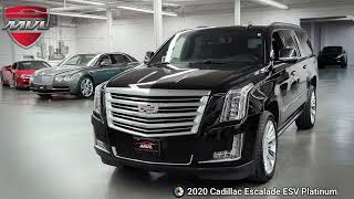 2020 Cadillac Escalade ESV Platinum 280642 [upl. by Atarman]