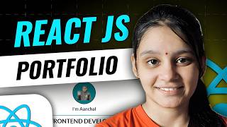 How to Create Portfolio Website In React JS  Complete React JS Website Project Tutorial  Lecture 1 [upl. by Ydaf]