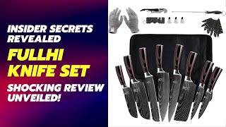 The Ultimate FULLHI Knife Set Review Slice Dice and Conquer Like a Pro [upl. by Otipaga]