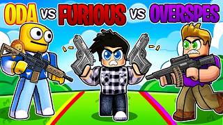 ODA vs FURIOUS vs OVERSPES dans Roblox Rivals [upl. by Meredeth]