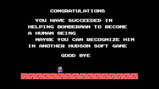 Bomberman NES Ending [upl. by Brandes44]