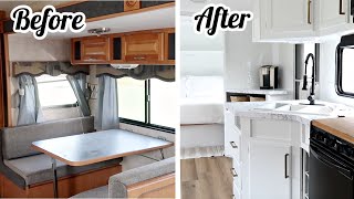 TINY HOME RV CAMPER REMODEL MAKEOVER DIY HOW TO 2021 TINY HOUSE TOUR [upl. by Lusar452]