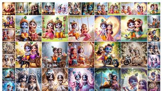 Cute little radha Krishna dp photowallpaper  radha krishna dpz radhakrishna [upl. by Elsbeth]