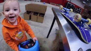 TODDLER SKATEBOARD TRAINING [upl. by Brandy]