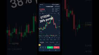 steem coin 38 pump crypto binance coin [upl. by Anayeek336]